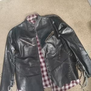 It's a handmade handstitched by me . I am a artist and I designed it.